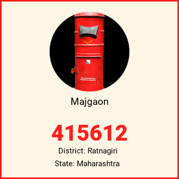 Majgaon pin code, district Ratnagiri in Maharashtra