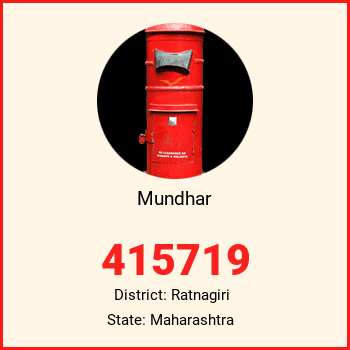 Mundhar pin code, district Ratnagiri in Maharashtra