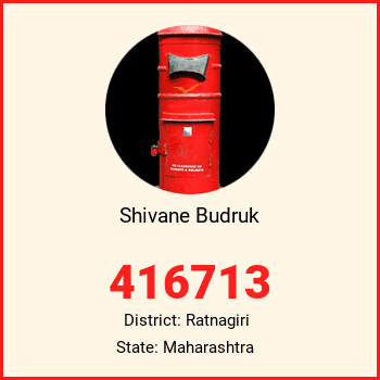 Shivane Budruk pin code, district Ratnagiri in Maharashtra