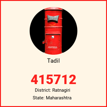 Tadil pin code, district Ratnagiri in Maharashtra