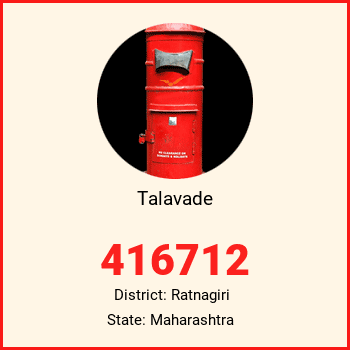 Talavade pin code, district Ratnagiri in Maharashtra