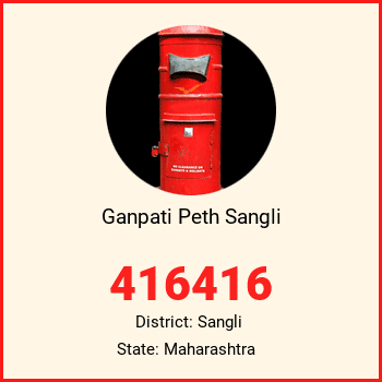 Ganpati Peth Sangli pin code, district Sangli in Maharashtra
