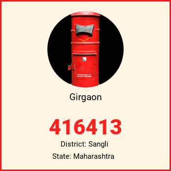 Girgaon pin code, district Sangli in Maharashtra