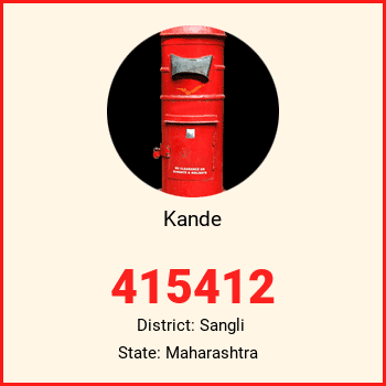 Kande pin code, district Sangli in Maharashtra