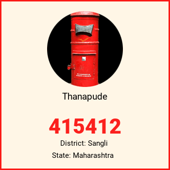 Thanapude pin code, district Sangli in Maharashtra