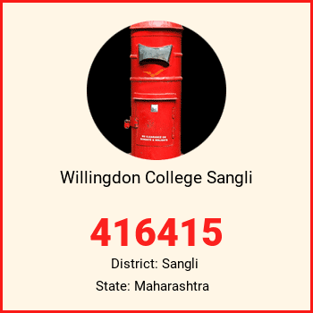 Willingdon College Sangli pin code, district Sangli in Maharashtra