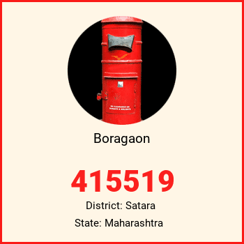 Boragaon pin code, district Satara in Maharashtra