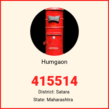 Humgaon pin code, district Satara in Maharashtra