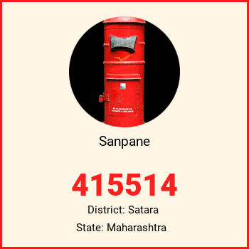 Sanpane pin code, district Satara in Maharashtra