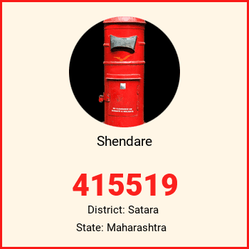 Shendare pin code, district Satara in Maharashtra
