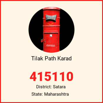 Tilak Path Karad pin code, district Satara in Maharashtra