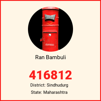 Ran Bambuli pin code, district Sindhudurg in Maharashtra