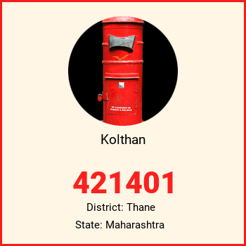 Kolthan pin code, district Thane in Maharashtra