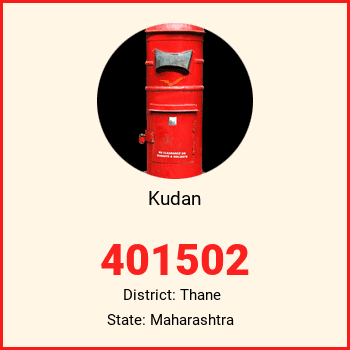 Kudan pin code, district Thane in Maharashtra