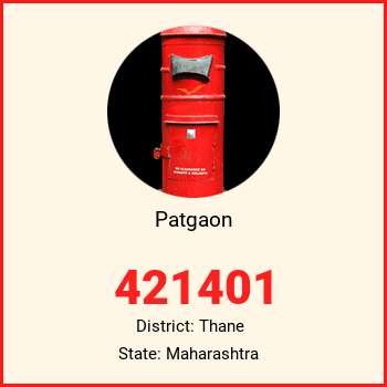 Patgaon pin code, district Thane in Maharashtra