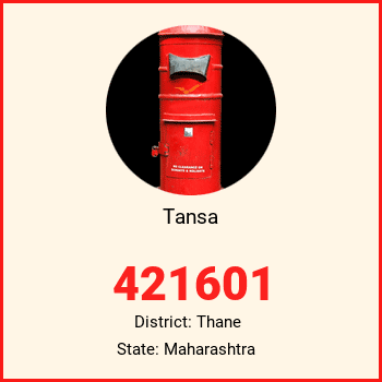 Tansa pin code, district Thane in Maharashtra