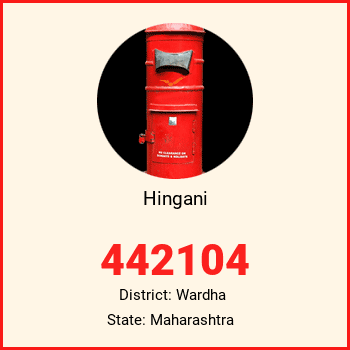 Hingani pin code, district Wardha in Maharashtra