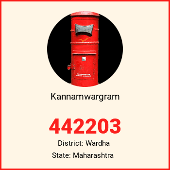Kannamwargram pin code, district Wardha in Maharashtra