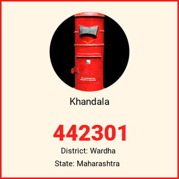 Khandala pin code, district Wardha in Maharashtra