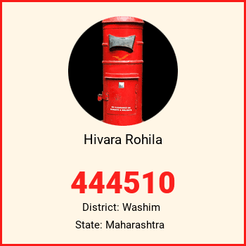 Hivara Rohila pin code, district Washim in Maharashtra