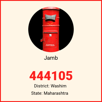 Jamb pin code, district Washim in Maharashtra