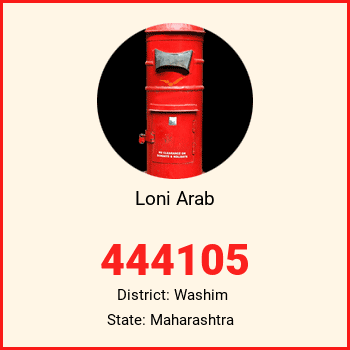 Loni Arab pin code, district Washim in Maharashtra