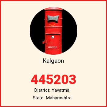 Kalgaon pin code, district Yavatmal in Maharashtra