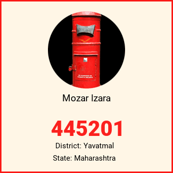 Mozar Izara pin code, district Yavatmal in Maharashtra
