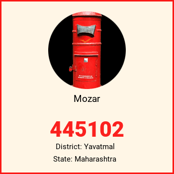 Mozar pin code, district Yavatmal in Maharashtra