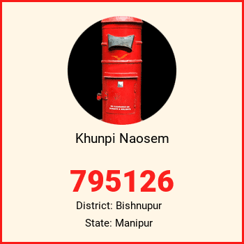 Khunpi Naosem pin code, district Bishnupur in Manipur