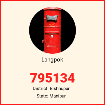 Langpok pin code, district Bishnupur in Manipur