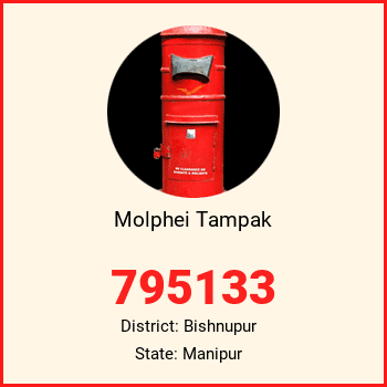 Molphei Tampak pin code, district Bishnupur in Manipur