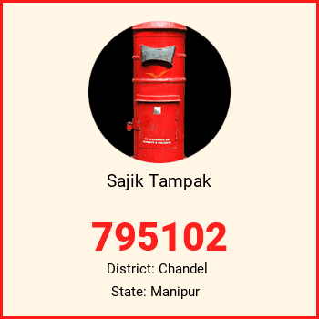 Sajik Tampak pin code, district Chandel in Manipur