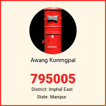 Awang Konmgpal pin code, district Imphal East in Manipur