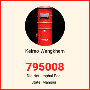 Keirao Wangkhem pin code, district Imphal East in Manipur