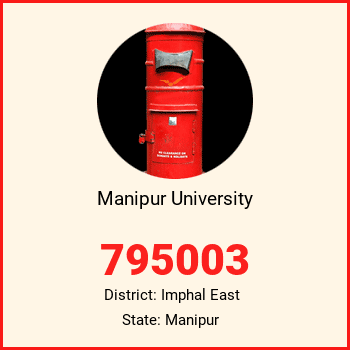 Manipur University pin code, district Imphal East in Manipur