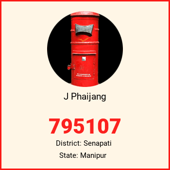 J Phaijang pin code, district Senapati in Manipur