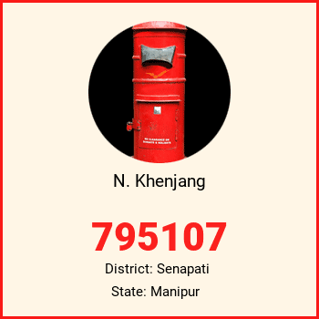 N. Khenjang pin code, district Senapati in Manipur