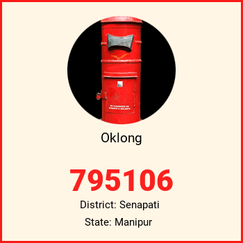 Oklong pin code, district Senapati in Manipur