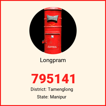 Longpram pin code, district Tamenglong in Manipur