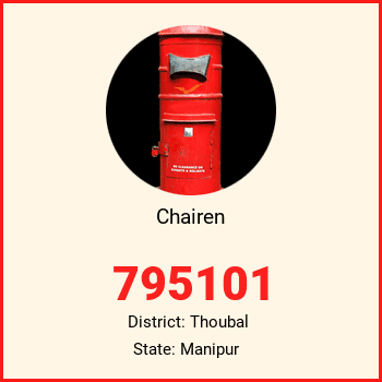Chairen pin code, district Thoubal in Manipur