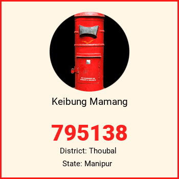 Keibung Mamang pin code, district Thoubal in Manipur