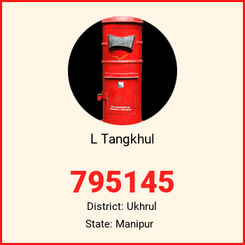 L Tangkhul pin code, district Ukhrul in Manipur