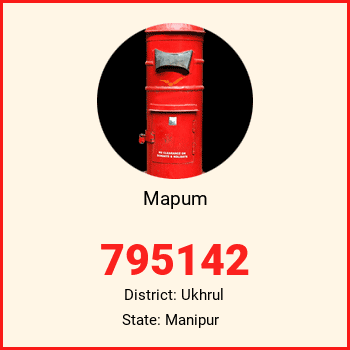 Mapum pin code, district Ukhrul in Manipur