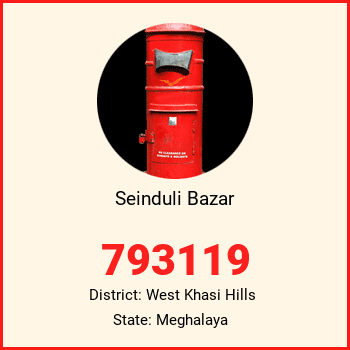 Seinduli Bazar pin code, district West Khasi Hills in Meghalaya