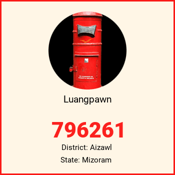 Luangpawn pin code, district Aizawl in Mizoram