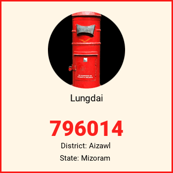 Lungdai pin code, district Aizawl in Mizoram