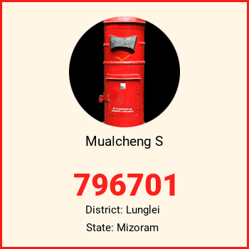 Mualcheng S pin code, district Lunglei in Mizoram