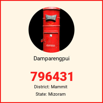 Damparengpui pin code, district Mammit in Mizoram