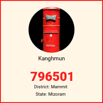 Kanghmun pin code, district Mammit in Mizoram